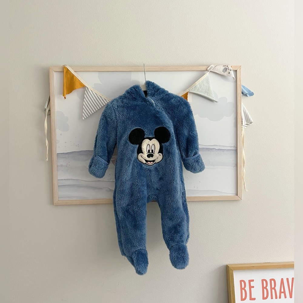 • Mickey Mouse soft one piece suit •